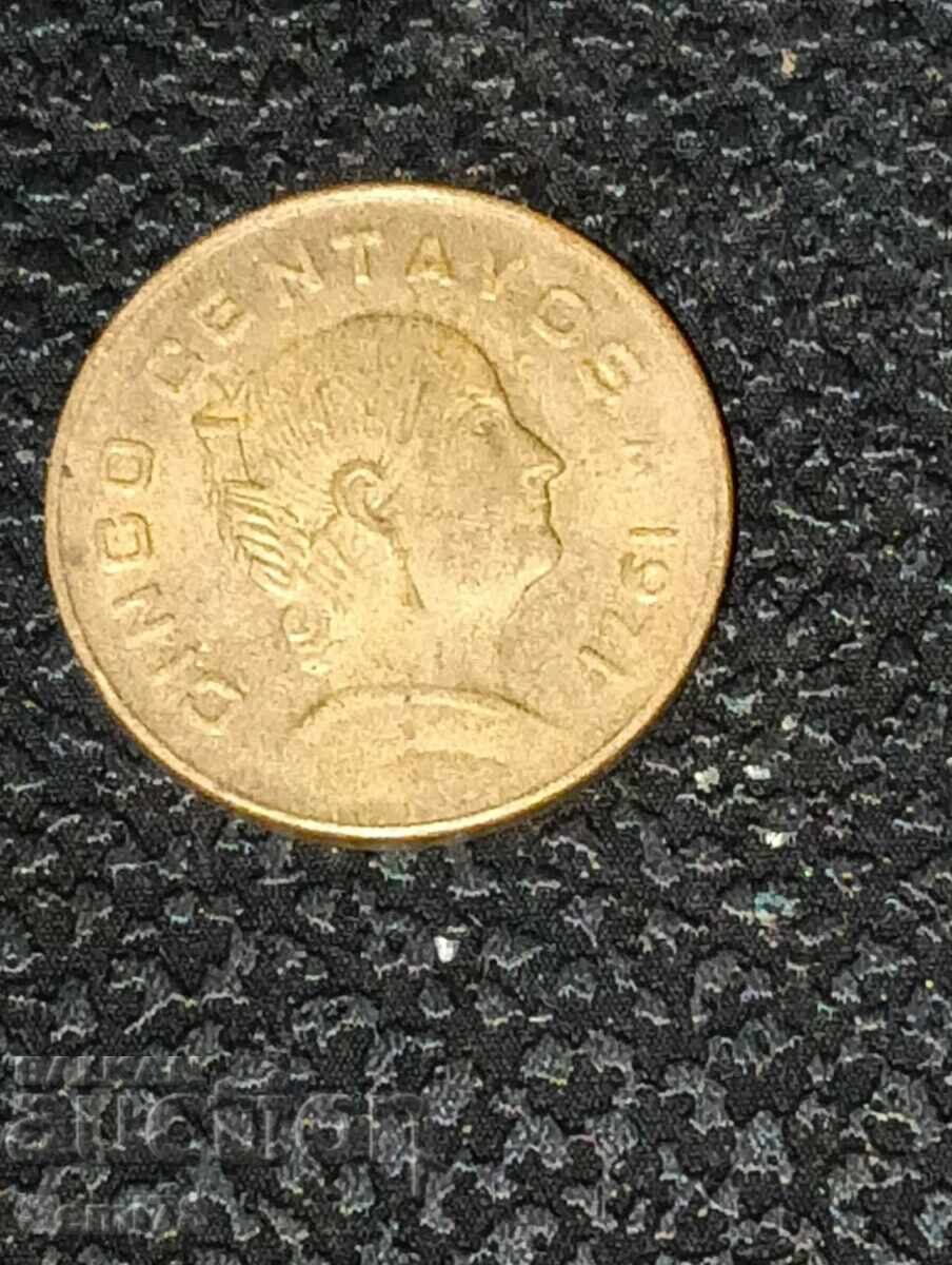 Mexico - 5 Centavos 1971 with price € 0.01 | 0.02 BGN