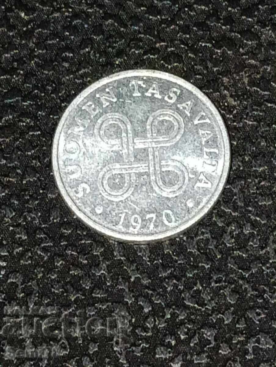 Finland - 1 Penny 1970 with price € 0.01 | 0.02 BGN