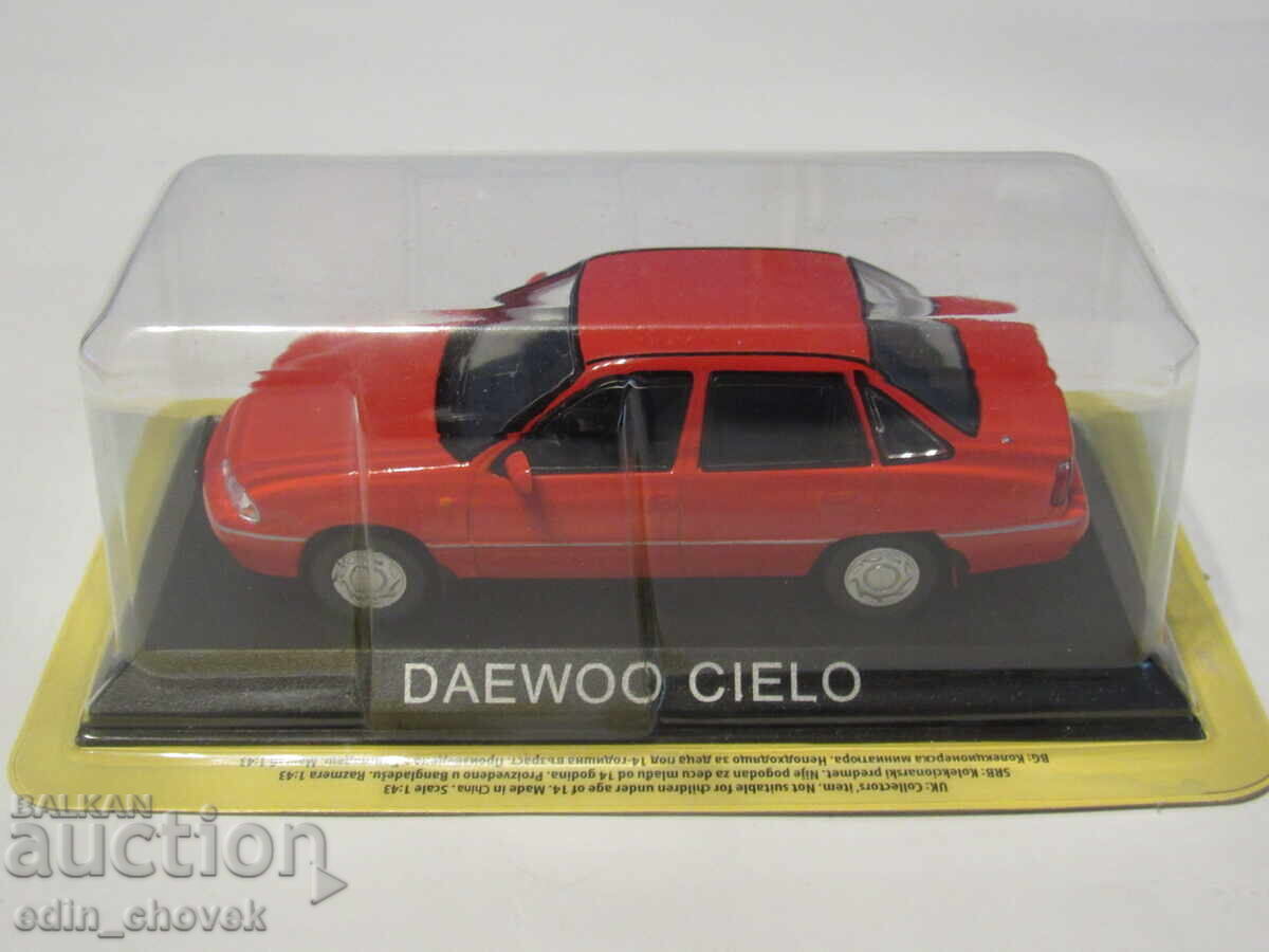 1/43 Mașinuță metalică de colecție Deagostini Daewoo Cielo cu preț € 15.00 | 29.34 BGN
