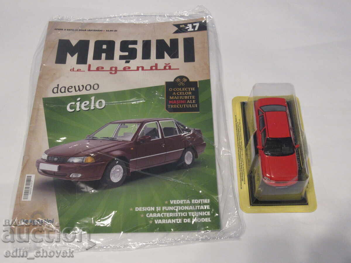 1/43 Mașinuță metalică de colecție Deagostini Daewoo Cielo