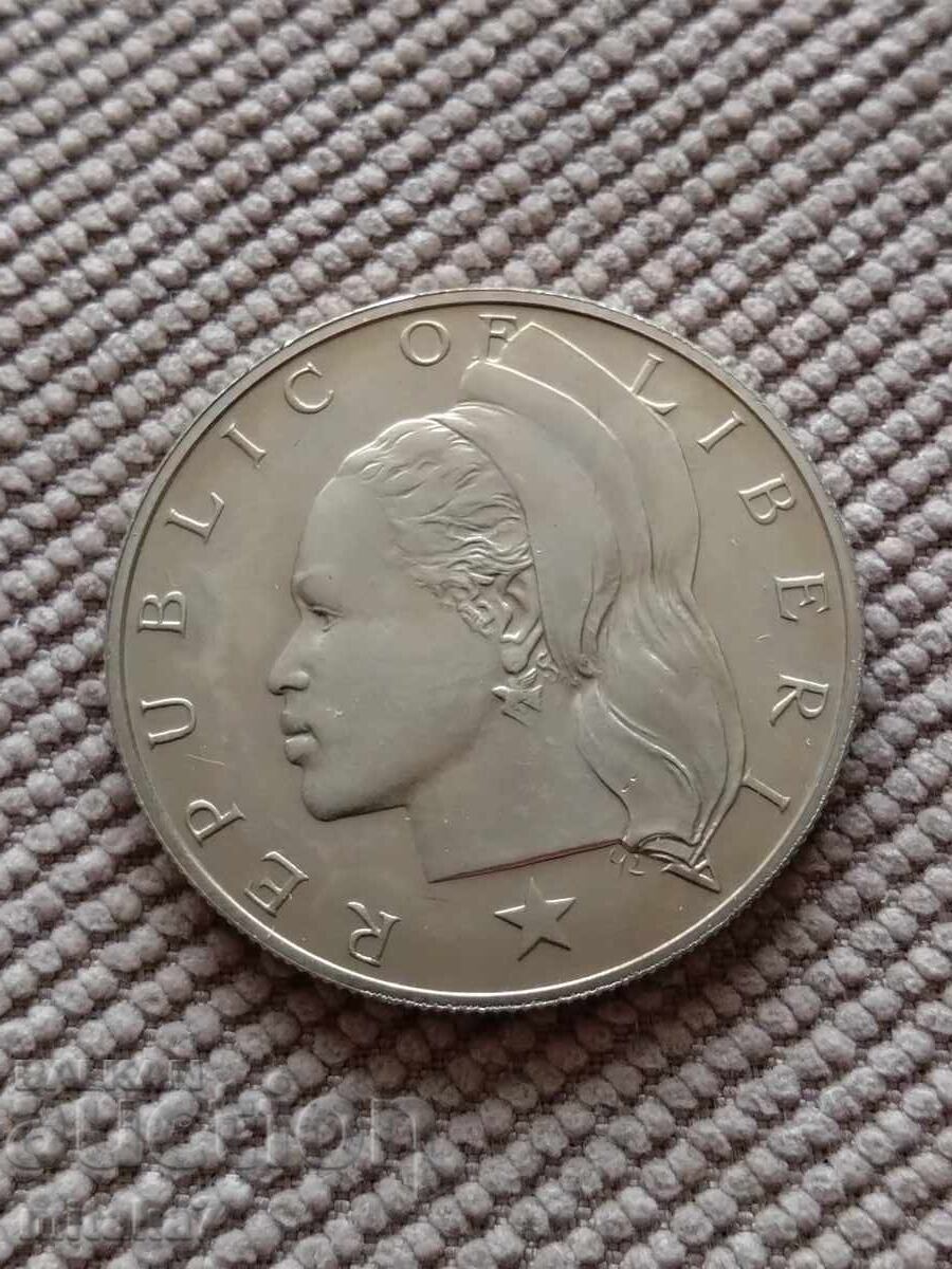 1 dolar 1974, Liberia