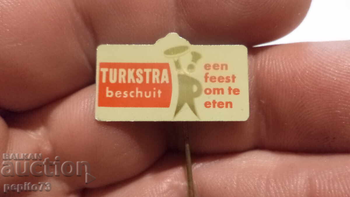 Semn publicitar, Turkstra, pentru biscuiți Semn publicitar, Turkstra, pentru biscuiți