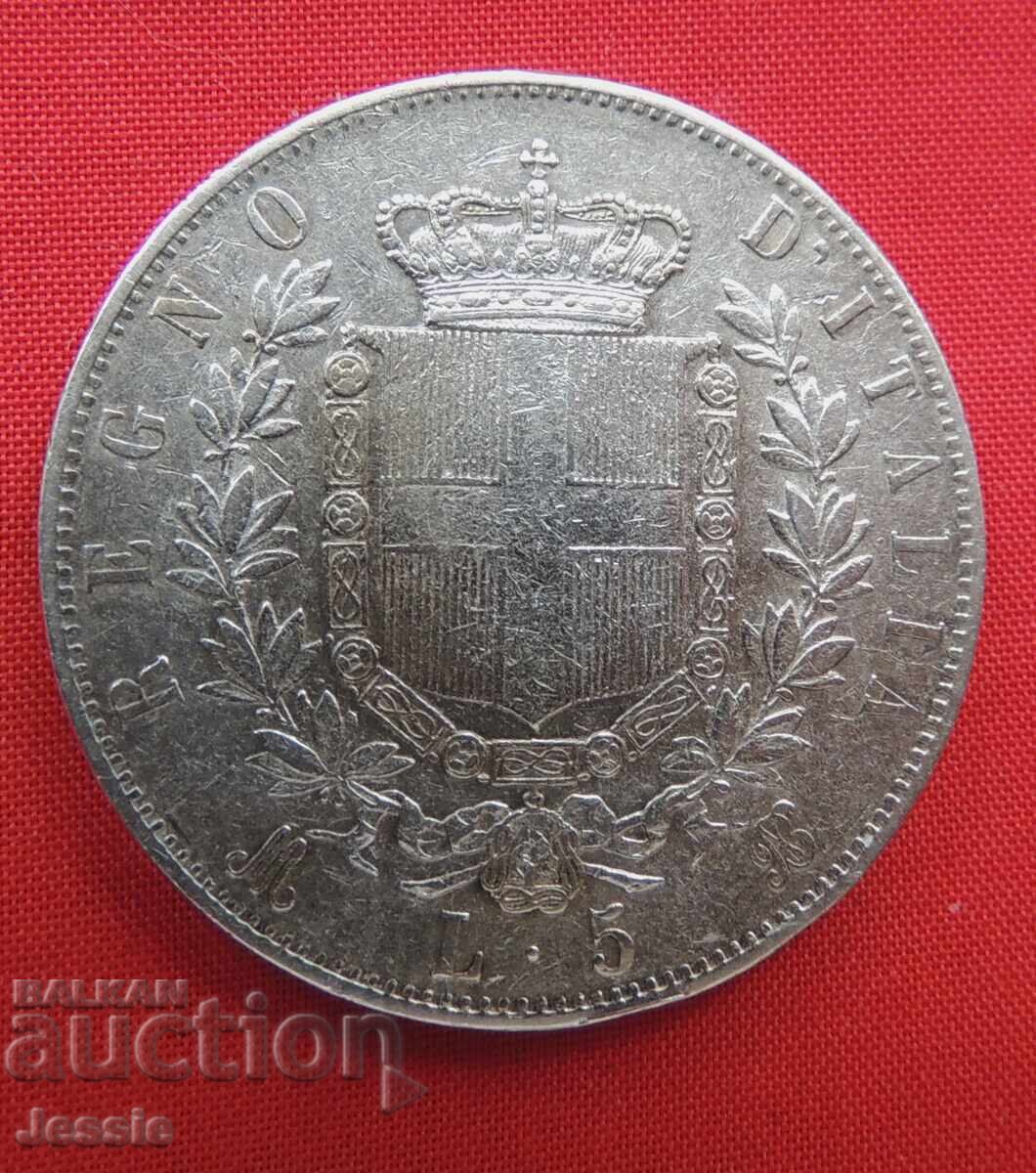 5 Lire 1874 Italia