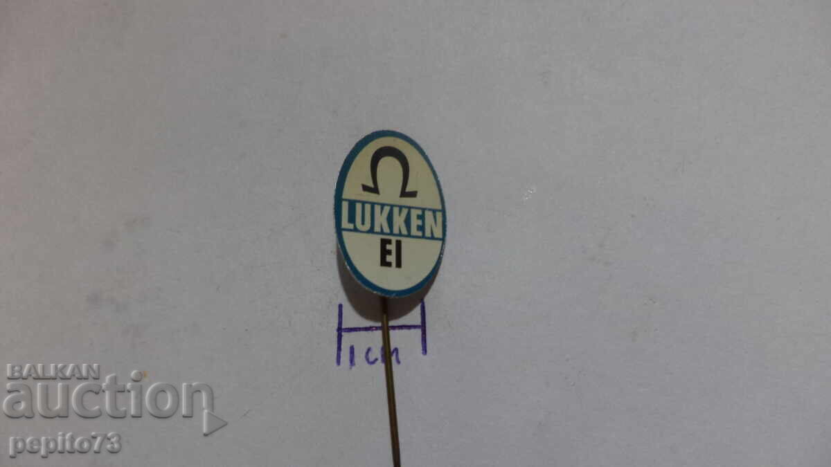 Semn publicitar, Lukken, comerț cu ouă cu preț € 0.50 | 0.98 BGN