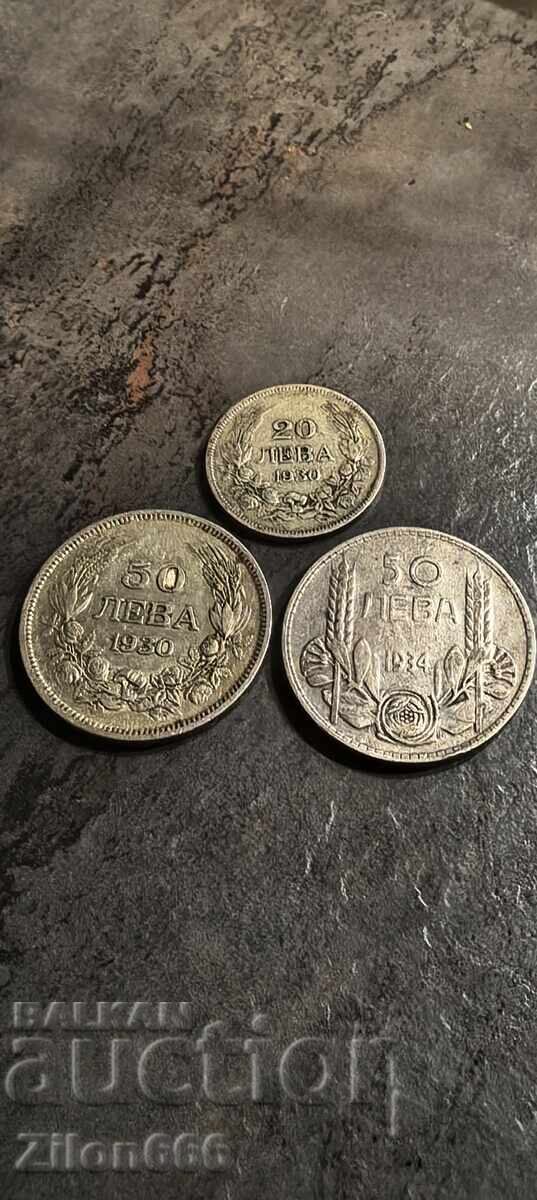50 leva 1934,1930 g και 20 leva 1930 g