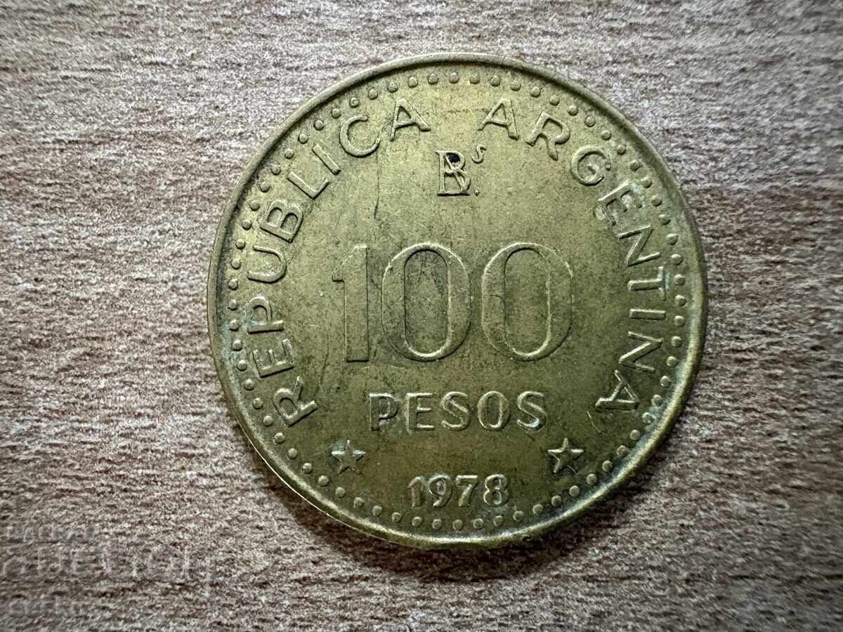 Argentina - 100 pesos (1978) - 200th anniversary of the birth of