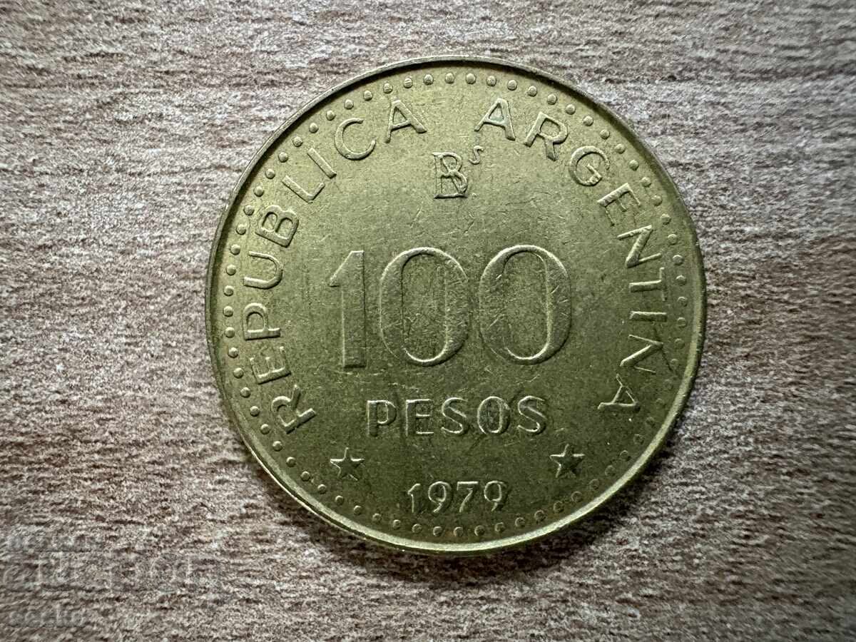 Αργεντινή - 100 πέσος (1979) - 100 χρόνια από την κατάκτηση του