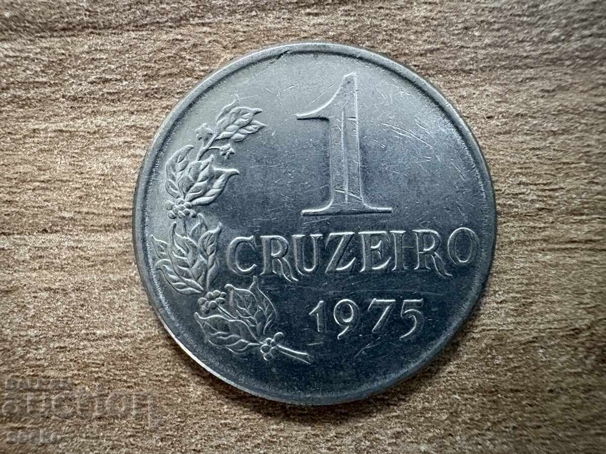 Βραζιλία - 1 κρουζέιρο (1975)