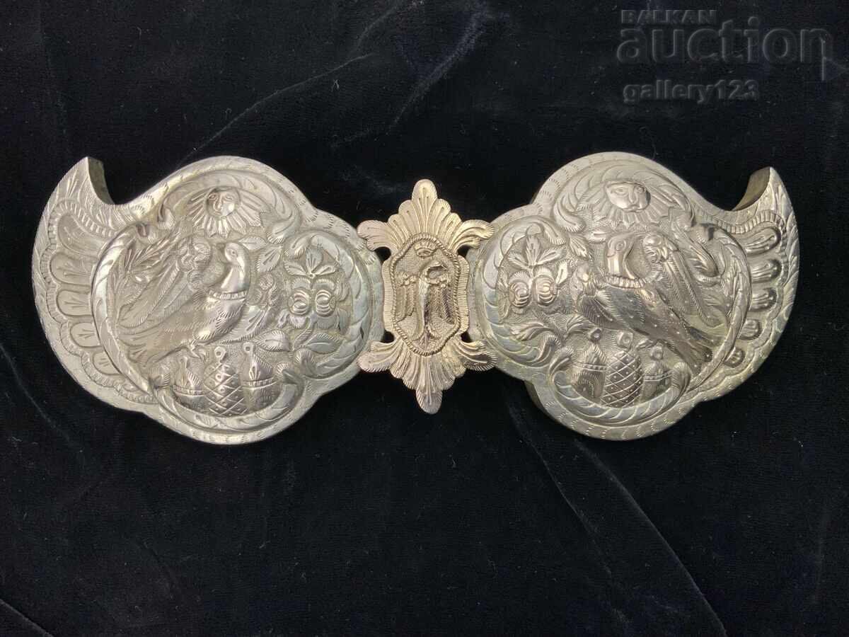 Възрожденски сребърни ковани пафти - 6