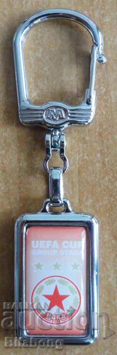 CSKA - Slavia (Prague) Keychain, UEFA 2005