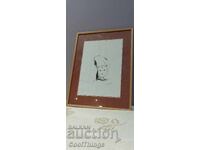 Carlo Melles Signed Painting with Message, Dated