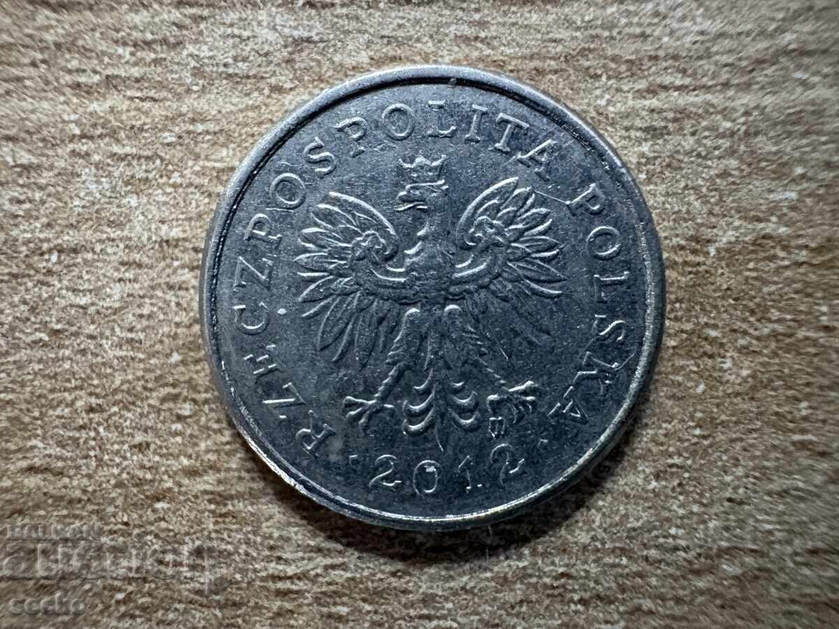 Poland - 10 Groszy (2012) with price € 0.10 | 0.20 BGN