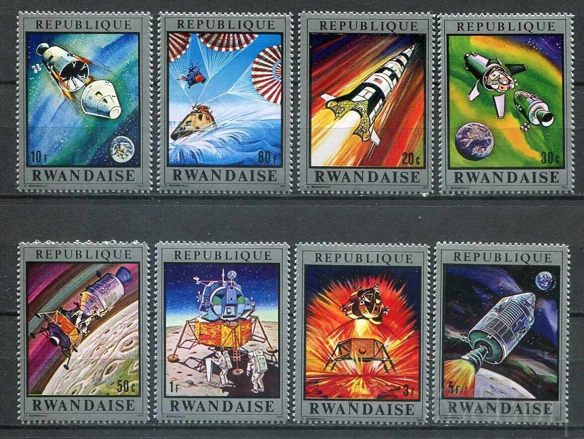 Rwanda 1970. MnH - Cosmos, misiuni lunare