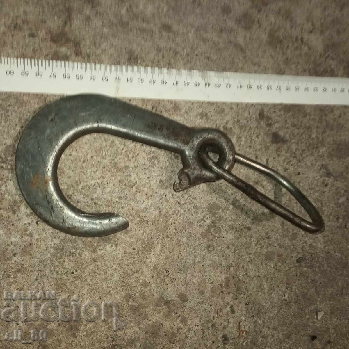 Large aluminum metal hook with price € 12.00 | 23.47 BGN