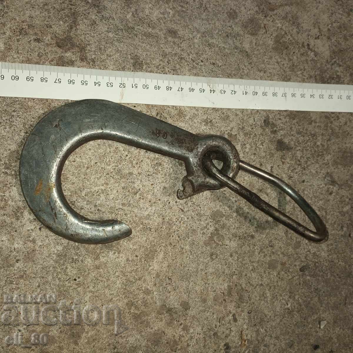 Large aluminum metal hook