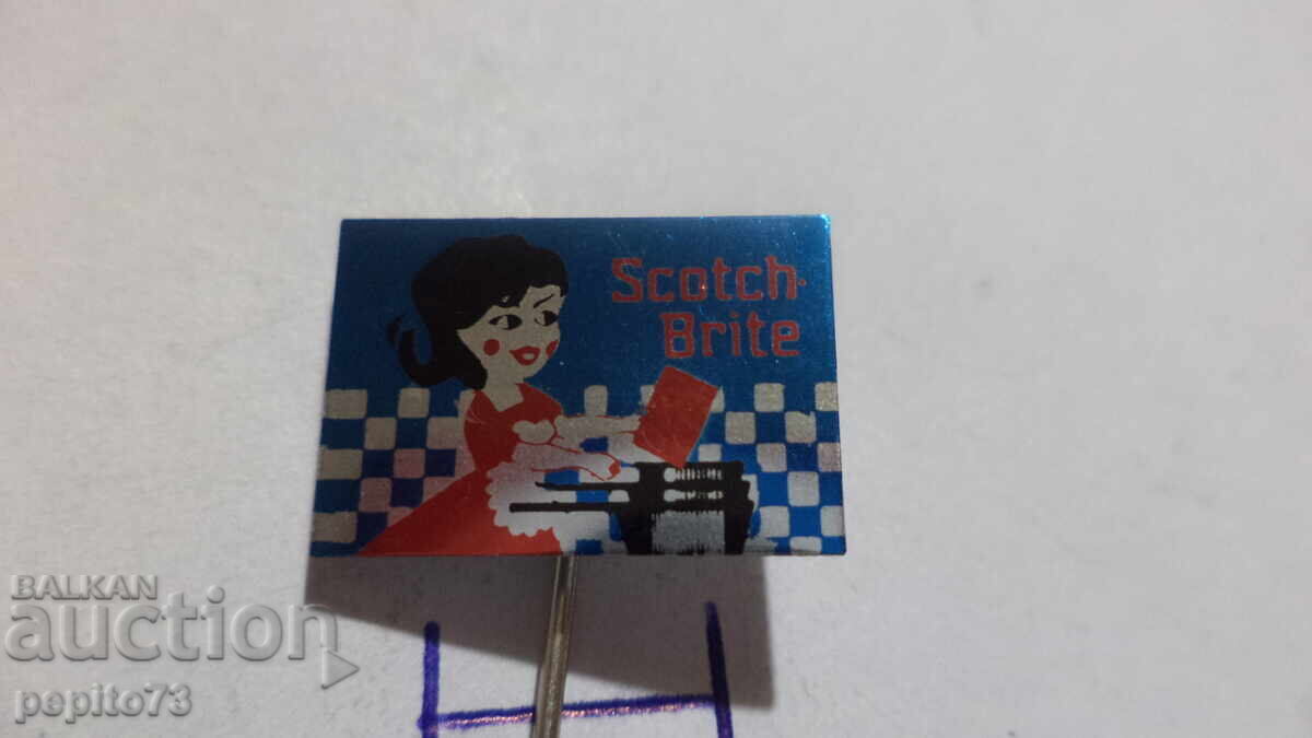 Insigne publicitare, Scotch Brite, produse de curățenie cu preț € 0.50 | 0.98 BGN Insigne publicitare, Scotch Brite, produse de curățenie cu preț € 0.50 | 0.98 BGN