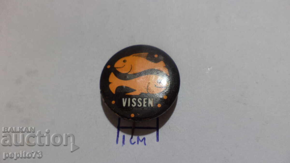 Semn de reclamă, Vissen, zodia Pești cu preț € 0.50 | 0.98 BGN Semn de reclamă, Vissen, zodia Pești cu preț € 0.50 | 0.98 BGN