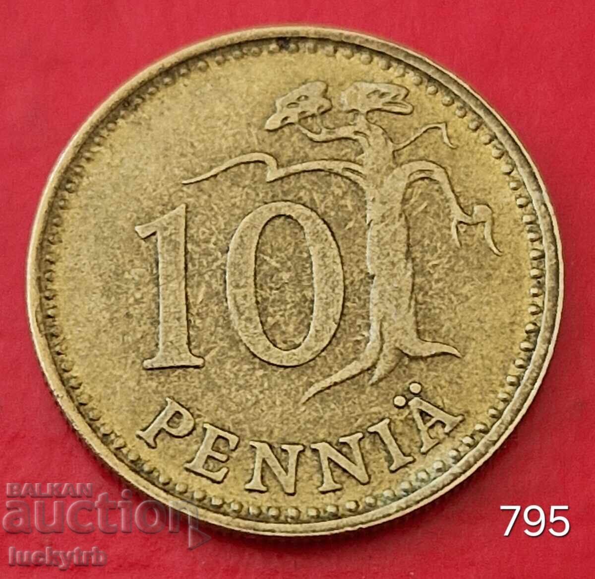10 bănuți 1963 - Finlanda 10 bănuți 1963 - Finlanda