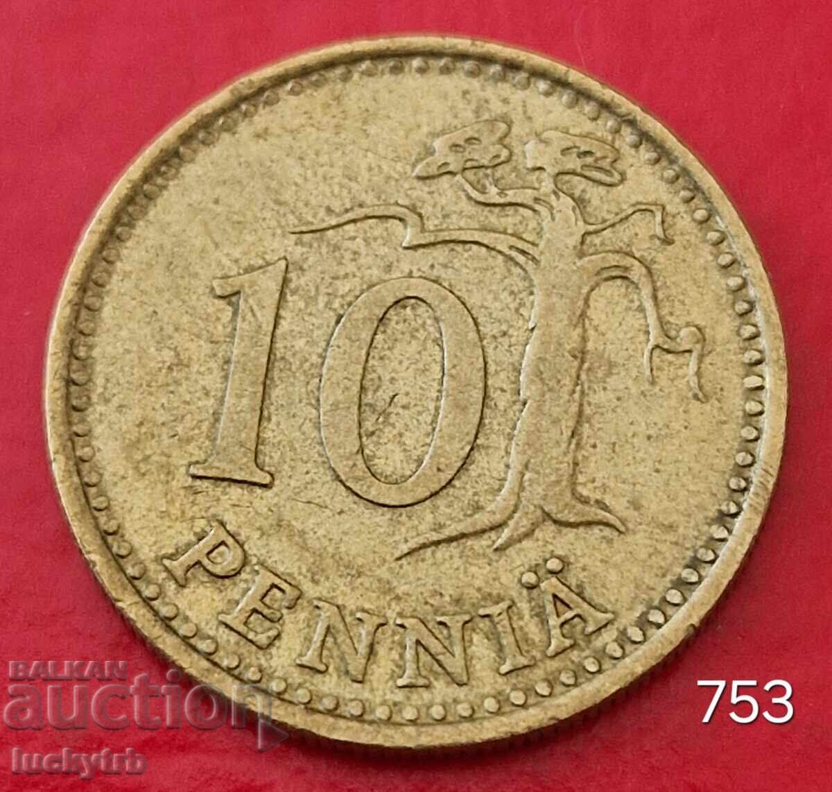 10 πένες 1980 - Φινλανδία