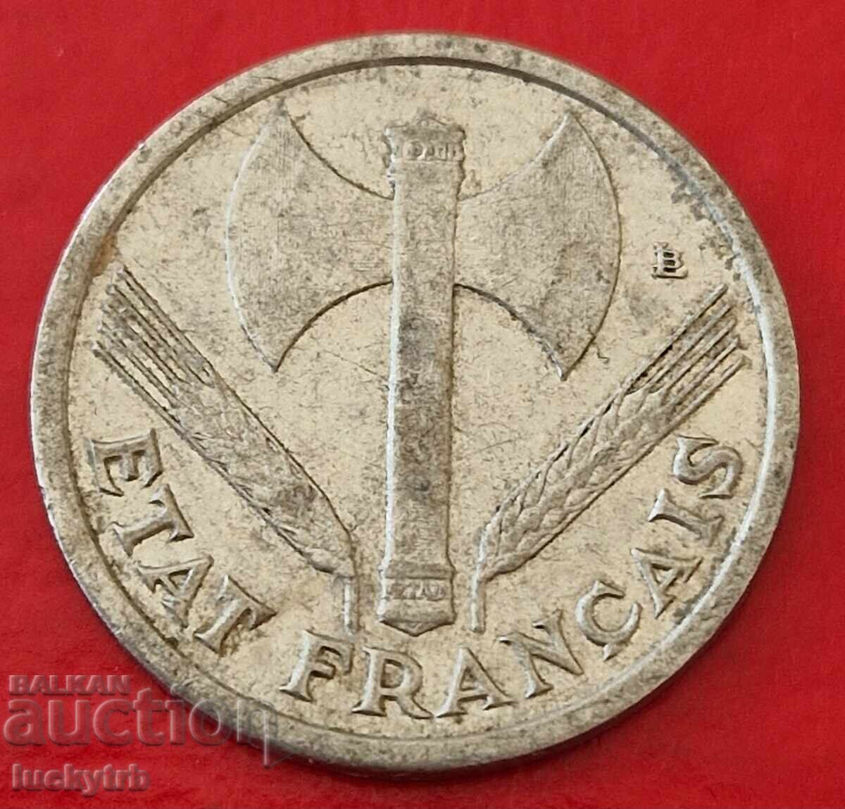 1 φράγκο 1943 - Γαλλία με τιμή € 0.30 | 0.59 BGN