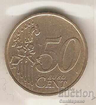 Гърция   50   евроцента   2002 г. F