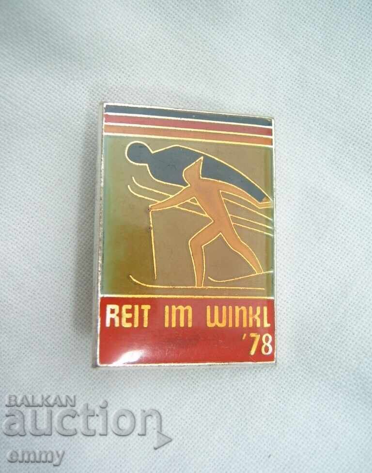 Значка ски - зимни спортове в гр. Райт им Винкл , Германия