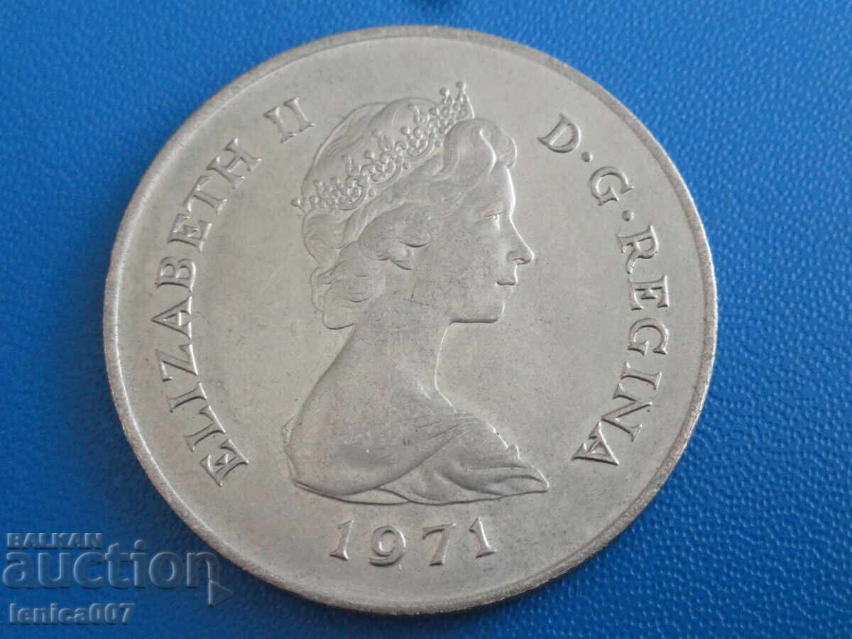 Gibraltar 1971 - 25 noi pence ''Maimuța Magot'' (m) - 6