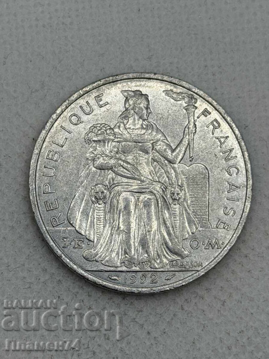 5 φράγκα 1992g Νέα Νέα Καληδονία με τιμή € 3.00 | 5.87 BGN