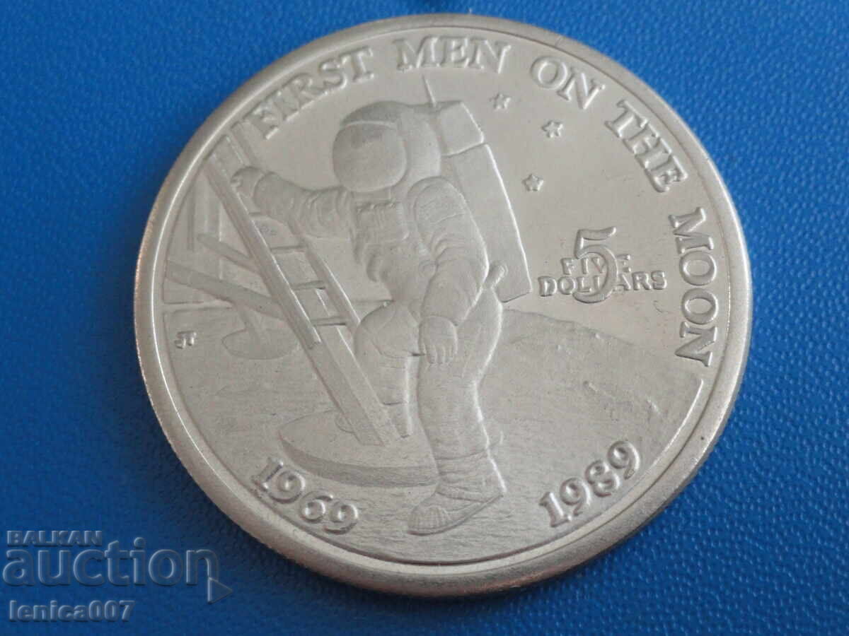 Marshall Islands 1989 - 5 Dollars "Moon Landing" (m)