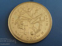 Νήσος Μαν 1982 - 1 κορώνα ''SPF - Ισπανία, 1982'' (μ)