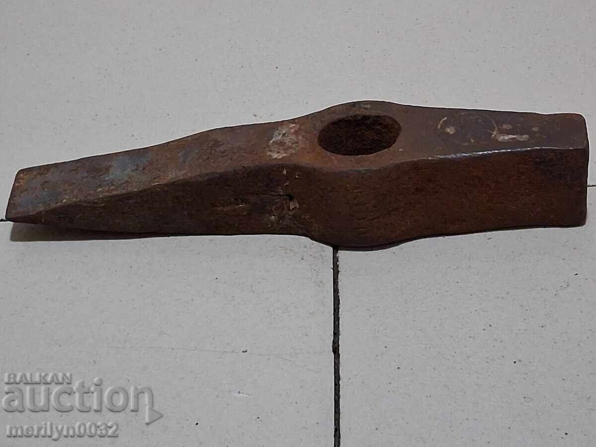Auction  Old mason's hammer, tool, pickaxe