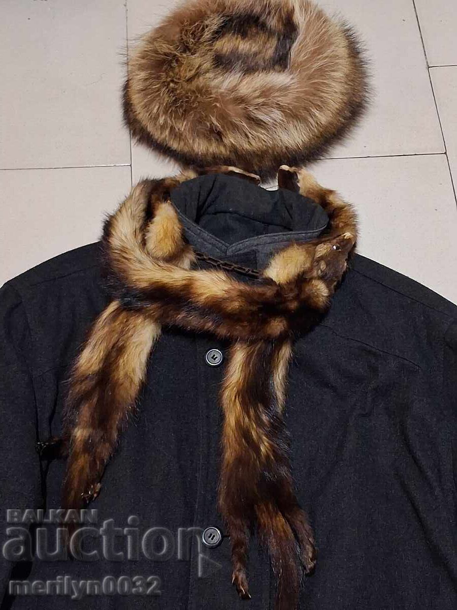 Яка от кожа на норка 3 броя за дамско палто самур норки - 7