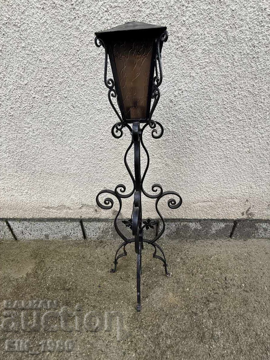 Wrought iron lamp