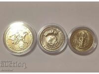 Λοτ 1, 2 και 5 λέβα 1980. Παγκόσμιο Κύπελλο Ποδοσφαίρου '82