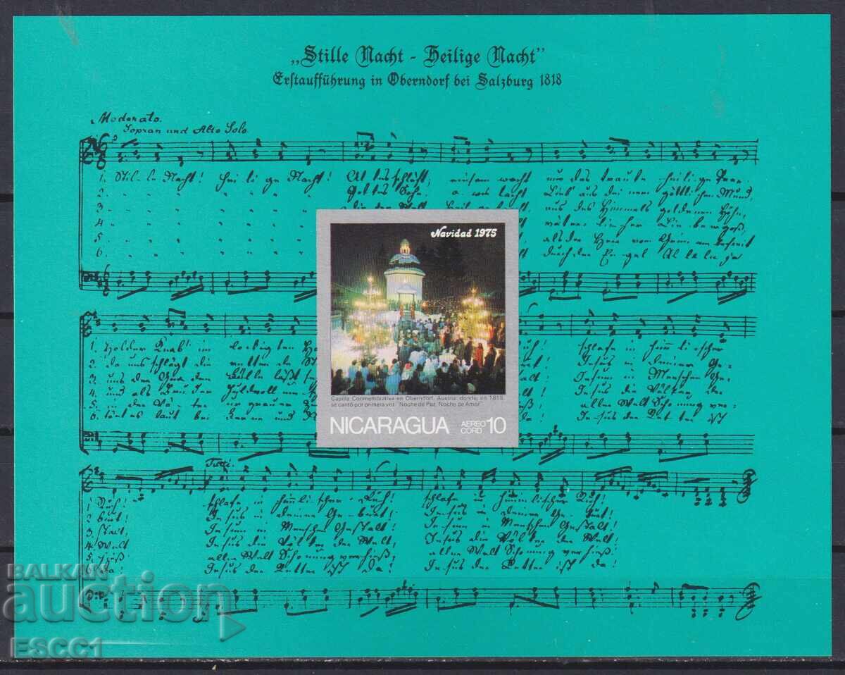 Chist blok Koleda Τραγούδι Ήσυχη νύχτα - Άγια νύχτα 1975 Νικαράγουα