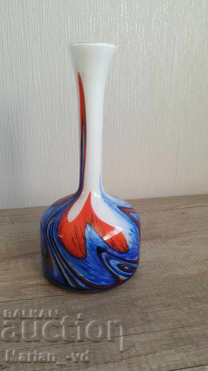 Винтидж ваза от опалово стъкло ,70-те години на миналия век - 6 Винтидж ваза от опалово стъкло ,70-те години на миналия век - 6