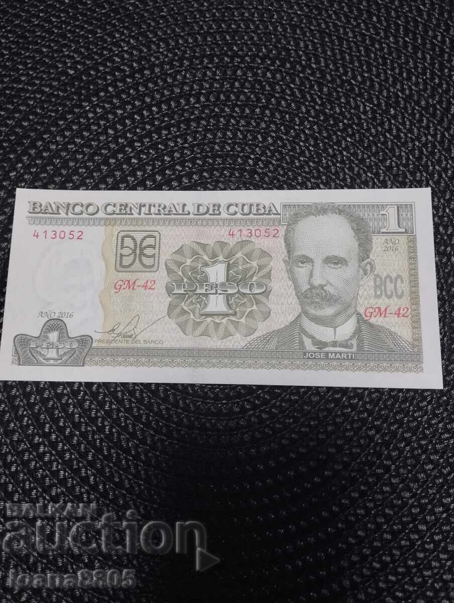 Cuba 1 Peso 2016