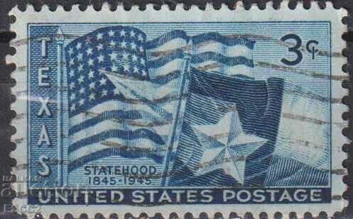 Timbrul poștal timbrat 100 de ani de la statul Texas 1945 din SUA