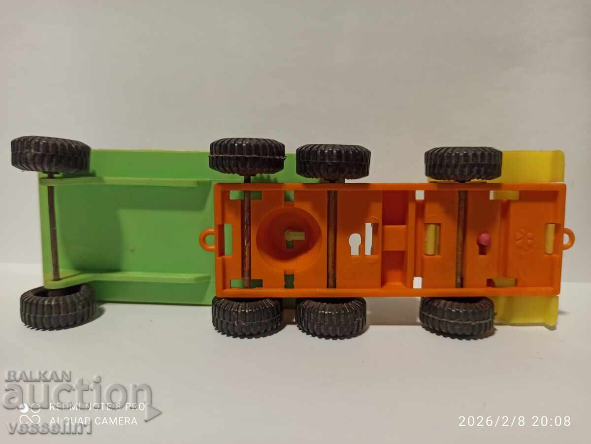 Δημοπρασία Παλιό παιχνίδι φορτηγό με ρυμουλκούμενο Ρωσία άριστη κατάσταση ΕΣΣΔ