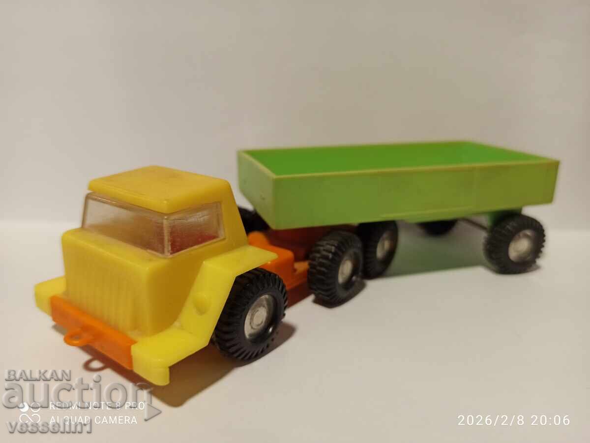 Παλιό παιχνίδι φορτηγό με ρυμουλκούμενο Ρωσία άριστη κατάσταση ΕΣΣΔ