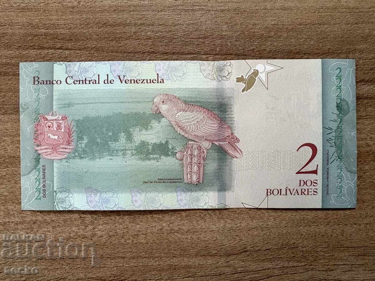 Venezuela - 2 bolivari (2018) UNC cu preț € 0.51 | 1.00 BGN
