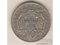 Гърция  10  драхми  1968 г.