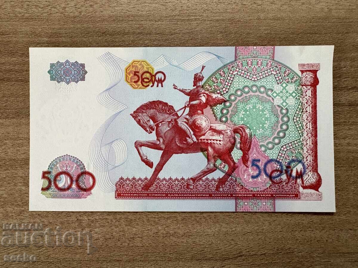 Uzbekistan - 500 sum (1999) UNC cu preț € 0.45 | 0.88 BGN