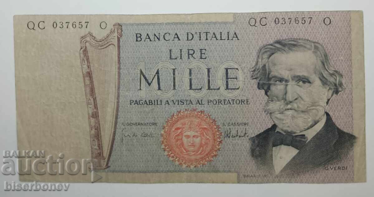 Italia, Italia, 1000 lire 1969, VF
