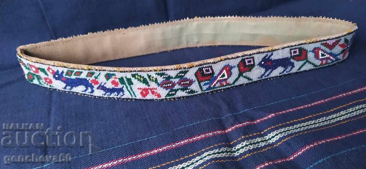 Auction  AUTHENTIC BEADED BELT FOR FOLK COSTUME
