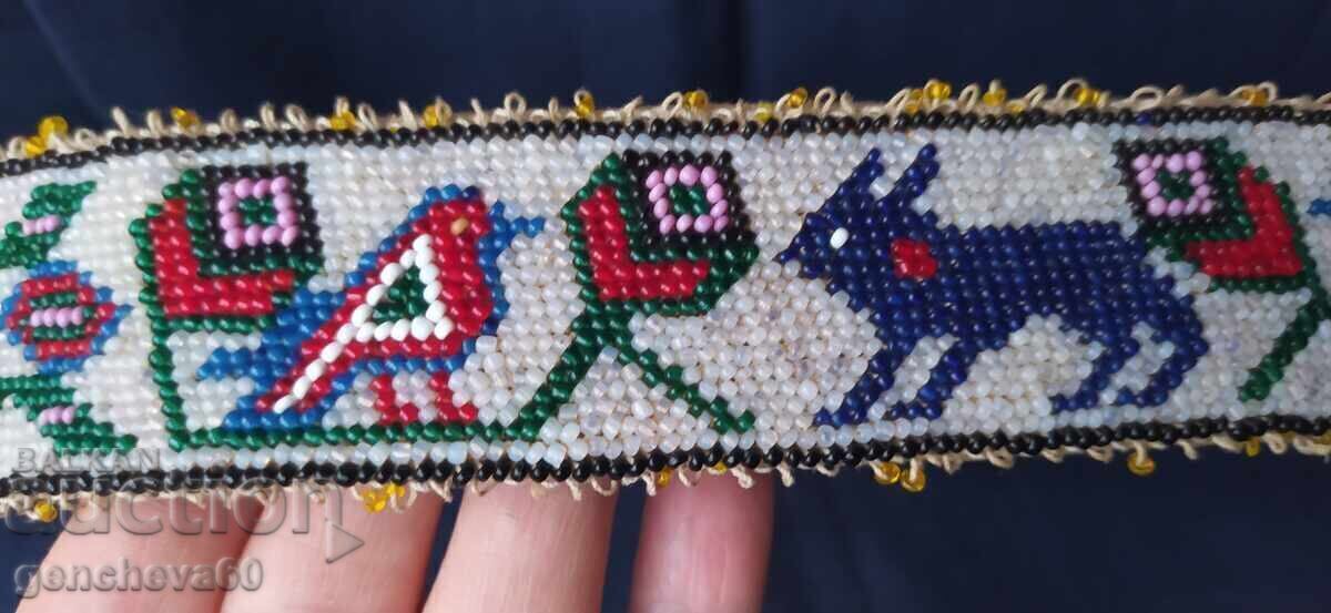 Delivery of AUTHENTIC BEADED BELT FOR FOLK COSTUME