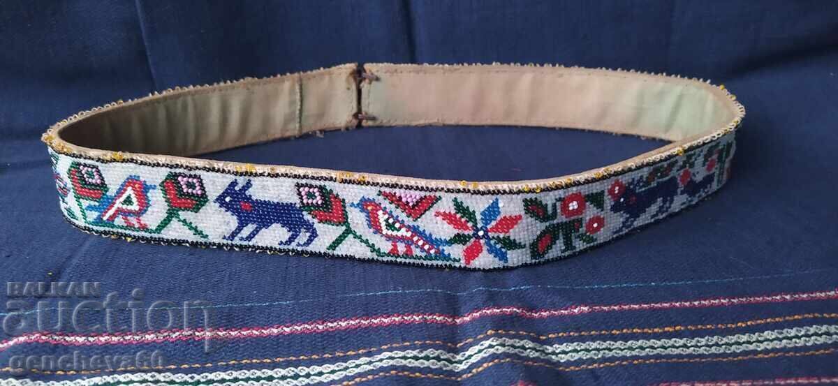 AUTHENTIC BEADED BELT FOR FOLK COSTUME