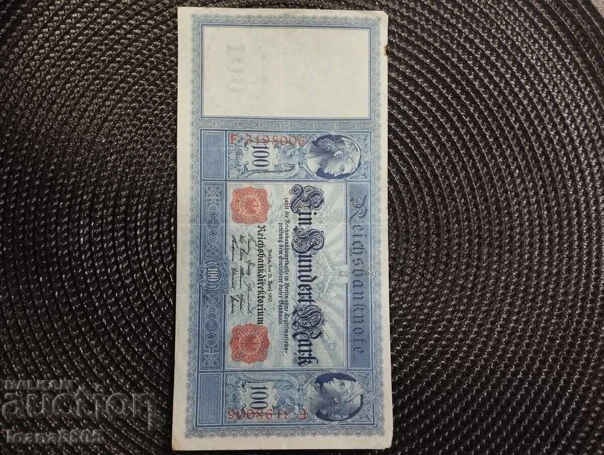 Παράδοση Γερμανία παρτίδα 100 μάρκα 1908, 1909, 1910 ετών