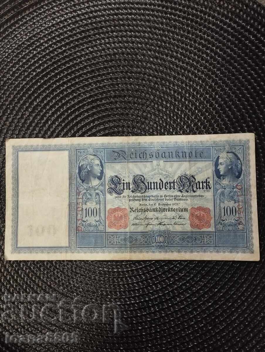 Γερμανία παρτίδα 100 μάρκα 1908, 1909, 1910 ετών - 5