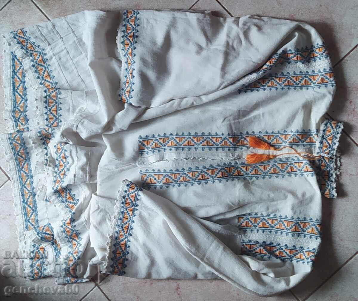 Cămașă tradițională autentică de femeie - costum popular - 6